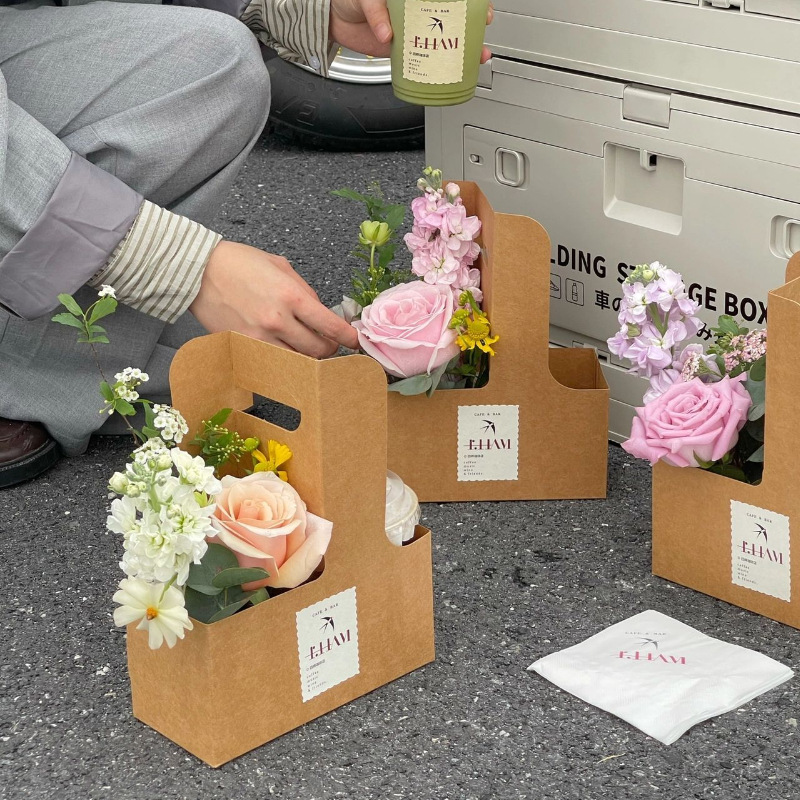 Flower and coffee cup holders