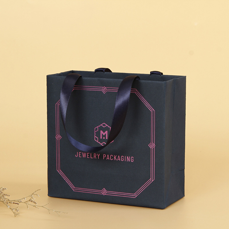 Jewelry packaging cardboard box bag set