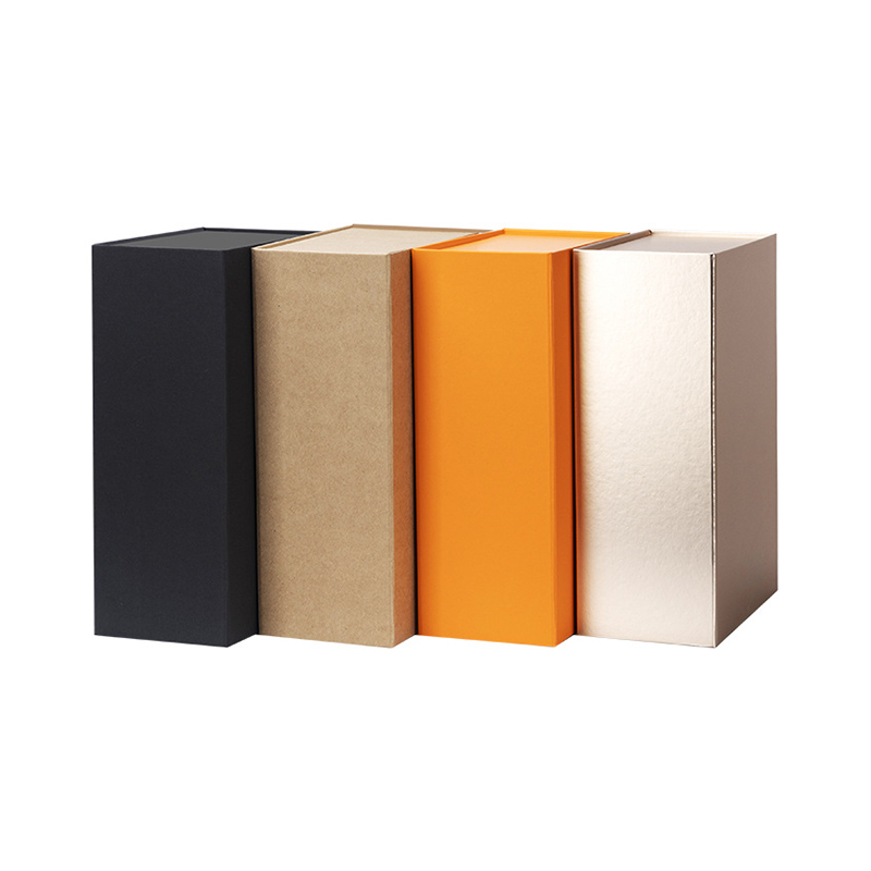 Foldable Book Shape Paper Packaging Box For Items