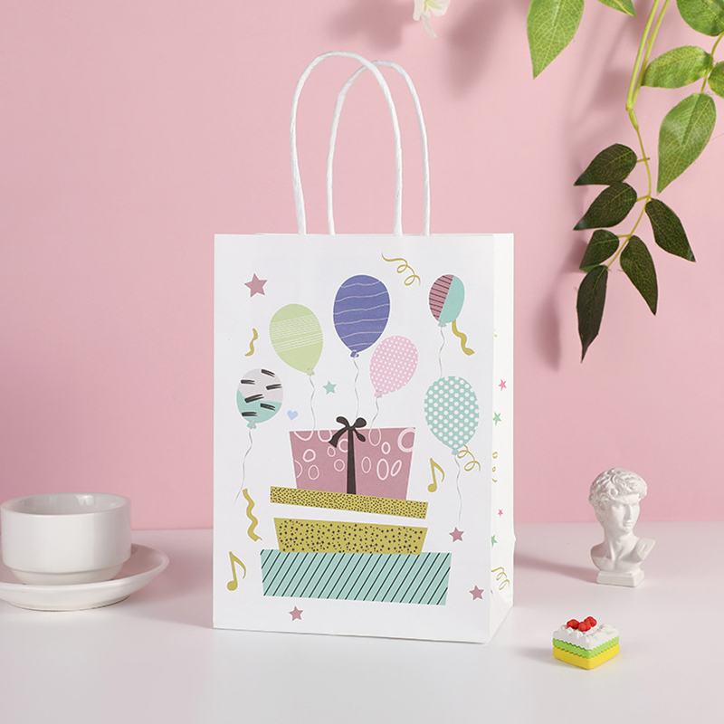 Cute Birthday Paper Packaging Bags