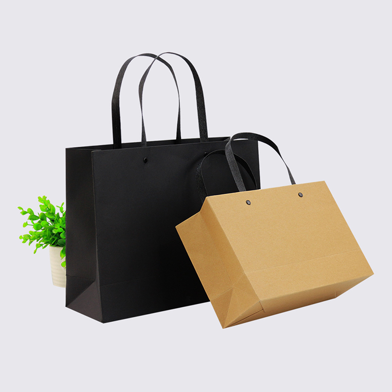 Horizontal Vertical Paper Shopping Bags