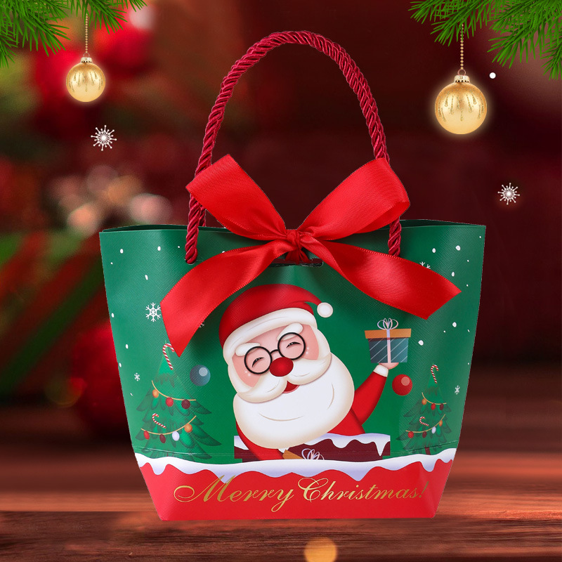 Christmas Eve Apple Candy Gift Bags for You