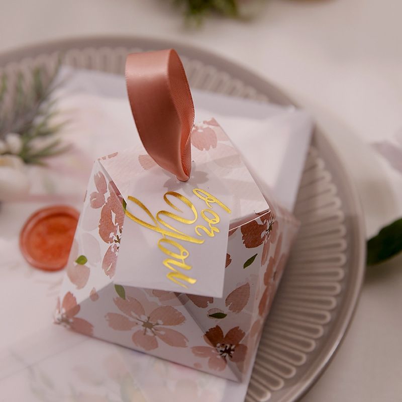 Wholesale High Beauty Wedding Candy Snack Paper Gift Boxes