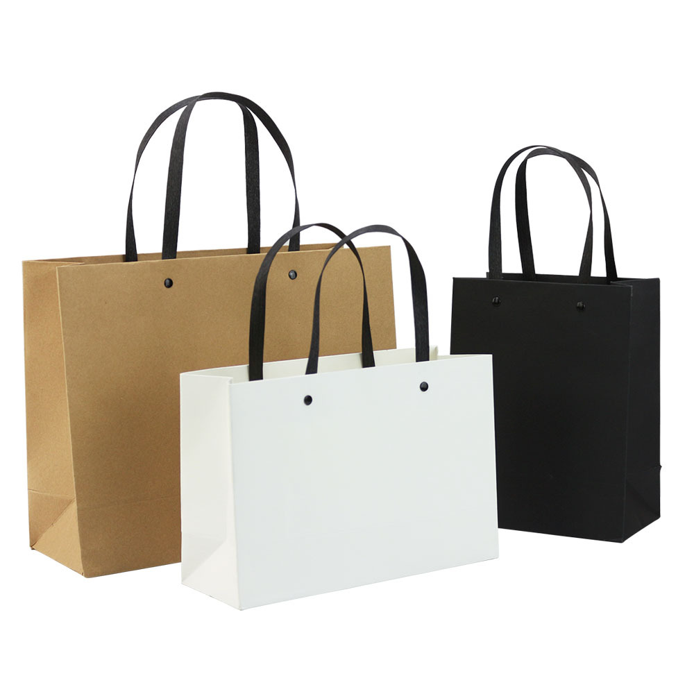 Classic ODM Design Paper Gift Packaging Shopping Clothes Packing Bags for Small Business